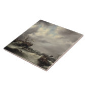 海(パネルの油)の嵐 タイル (側面)