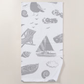 海 ビーチタオル (正面)