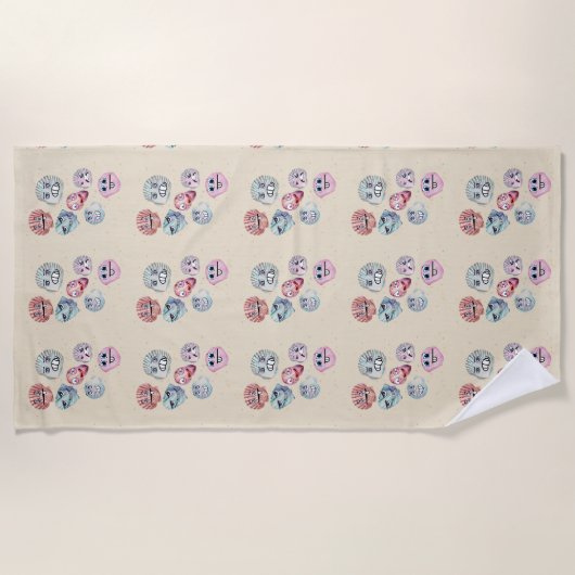 海 ビーチタオル (正面)