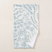 海 |ビーチー |コーラル バスタオルセット (ハンドタオル)