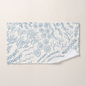 海 |ビーチー |コーラル バスタオルセット (ハンドタオル)