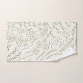 海 |ビーチー |コーラル バスタオルセット (ハンドタオル)