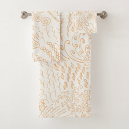 海 |ビーチー |コーラル バスタオルセット