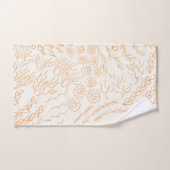 海 |ビーチー |コーラル バスタオルセット (ハンドタオル)