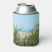 海，ビーチ，ヤシ，自然，夏，木，熱帯， 缶クーラー (缶裏面)