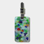 海、ビーチ、海ガラス、ビーチガラス ラゲッジタグ (正面縦)