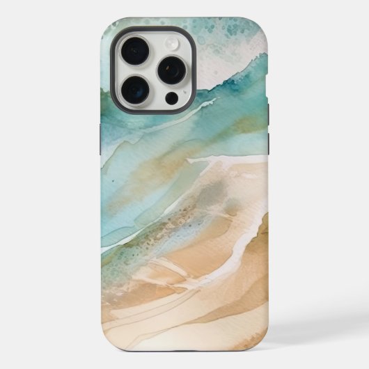 海 ビーチ 海洋 iPhoneケース (裏面)