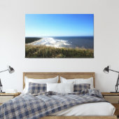 海、ビーチ、青空の風景の写真 キャンバスプリント (インサイチュ (寝室))