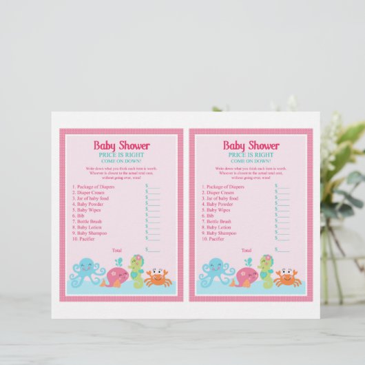 海/ピンククジラの下で「価格は正しい」ゲーム (スタンド正面)