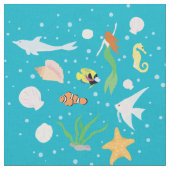 海 ファブリック (クローズアップ)