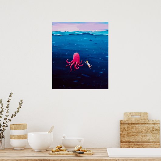 海 ポスター (キッチン)