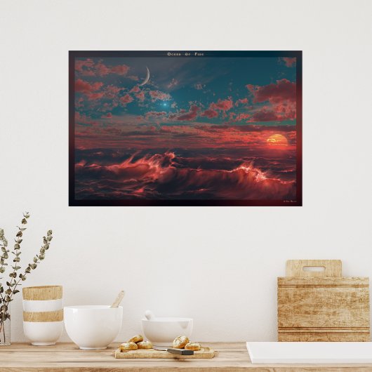 海 ポスター (キッチン)