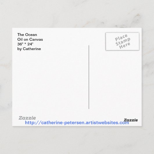 海 ポストカード (裏面)