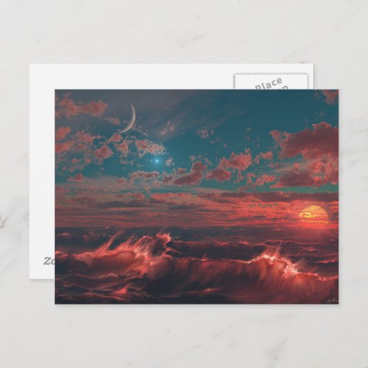 海 ポストカード (正面/裏面)