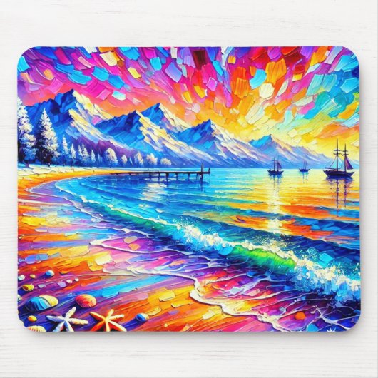 海 マウスパッド (正面)