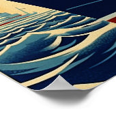 海・ライナーのクルーズのヴィンテージポスター ポスター (角)