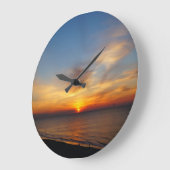 海 ラージ壁時計 (傾斜)