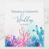 海 ワインラベル (シングルラベル)