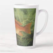 海、ヴィンテージ海洋生物の中の赤いスナッパーフィッシュ カフェラテマグ (右)