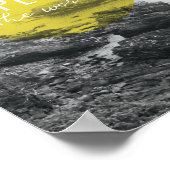 海 |世界を探索引用文 ポスター (角)