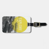 海|世界探検引用文 ラゲッジタグ (正面横)