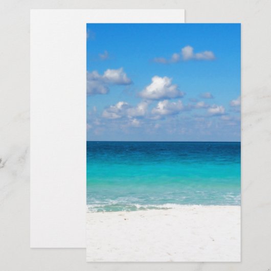 海 便箋 (正面/裏面)