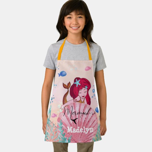🧜 ♀️海名前をカスタムする エプロン (インサイチュ)