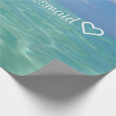 海 | 折り返し紙| 花嫁結婚家 ラッピングペーパー (角)