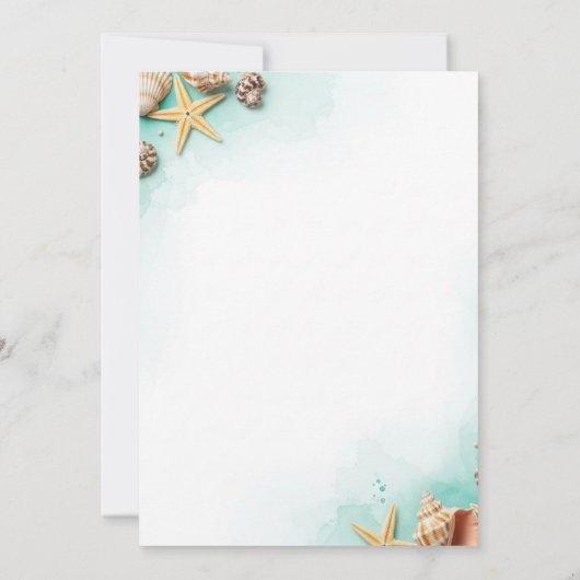 海 招待状 (裏面)