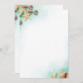 海 招待状 (正面/裏面)