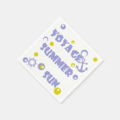 海、旅行、夏 スタンダードカクテルナプキン (角)