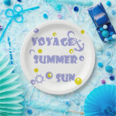 海、旅行、夏 ペーパープレート (パーティー)