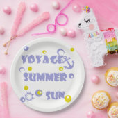 海、旅行、夏 ペーパープレート (パーティー)