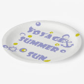 海、旅行、夏 ペーパープレート (アングル)