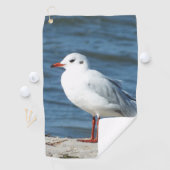 海，水，カモメ，鳥，旅行，青，空 ゴルフタオル (インサイチュ)