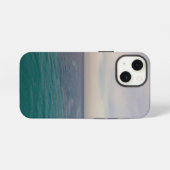 海-水-休暇-青-波- iPhoneケース (裏面横)