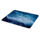 海 – 濃い青の波 カッティングボード (角)