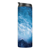 海 – 濃い青の波 タンブラー (回転右)