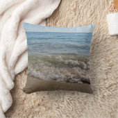 海&砂ビーチ波 クッション (ブランケット)