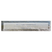 海&砂ビーチ波 デスクネームプレート (正面)