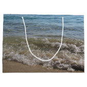 海&砂ビーチ波 ラージペーパーバッグ (裏面)