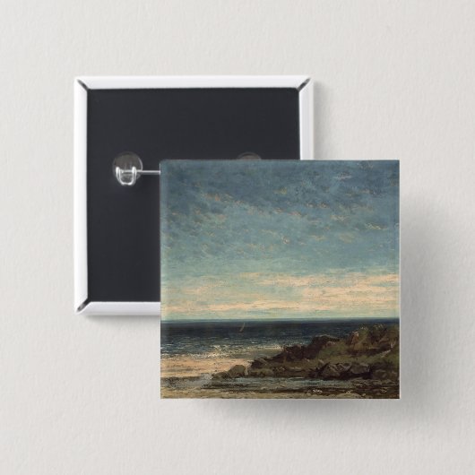 海 缶バッジ (正面&裏面)