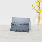 海 – 耐久性 カード (黄色い花)