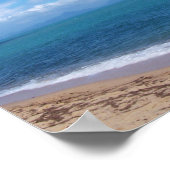 海,自然，水，空，旅行，ビーチ, ポスター (角)