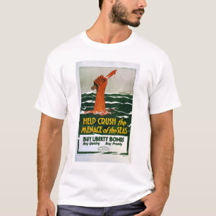 海-買物の自由の結束の脅迫を押しつぶして下さい Tシャツ