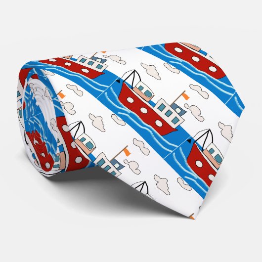 海​​魚釣り ネクタイ (ロール)