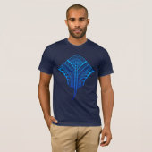 海_blue_sting_ray tシャツ (正面フル)