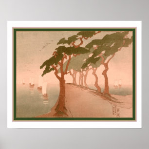 "海" ca. 1912年によるマツ ポスター