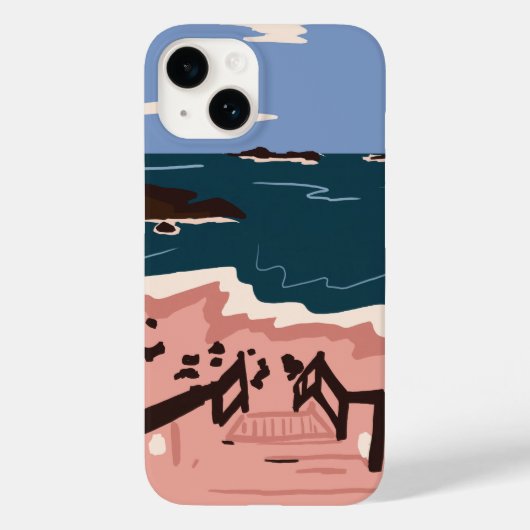 海 Case-Mate iPhoneケース (裏面)