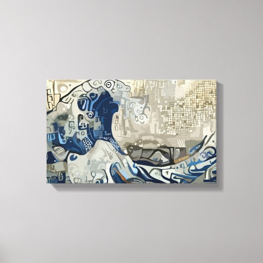 海 | Zazzle_Growshop。 キャンバスプリント (正面)